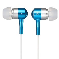 3.5mm Super Bass Stereo Earphone for iPhone Samsung LG MP3 (Blue) (Intl)