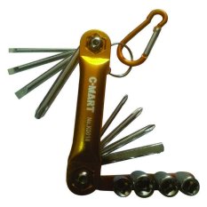 C-Mart Socket Obeng Screwdriver Repair Tool Kit Set -12 pcs