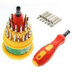 Precision Screwdriver Professional Repair Tool Kit ME-6036C - Obeng Serbaguna Magnetik 30 in 1 - Orange