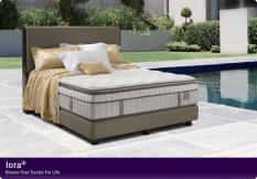 Serta Iora uk 100x200 kasur tanpa divan dan sandaran Bonus 1 bantal 1 guling 1 matras protector