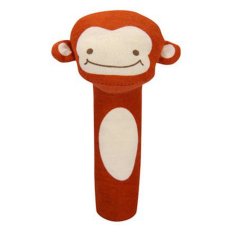 Baby Colorful Cute Animal Head IQ Development HandCloth Toy Monkey