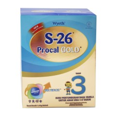 Wyeth S-26 Procal Gold Tahap 3 Vanila - 1400gr