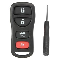 4BNT Remote Key Keyless Case Shell & Rubber Pad Fob For Nissan EX35 FX35 Maxima