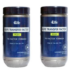 4Life Transfer Factor Plus Tri Factor Formula - 2 botol 180 kapsul - Paket Hemat - Biru