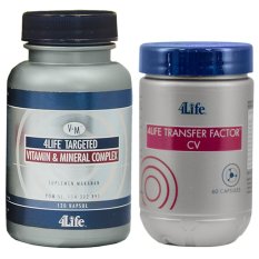 4Life - Transfer Factor Targeted Cardio Vascular CV + Vitamin & Mineral Complex Combined