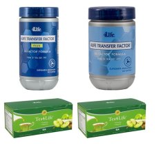 4life - Transfer Factor TF Mix Plus Tri Factor 1 Botol - TF Tri Factor 1 Botol - TF Tea 2 Box