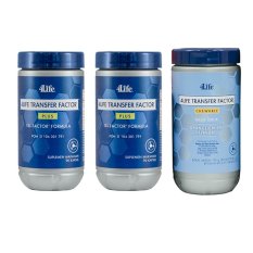 4life - Transfer Factor TF Mix TF Plus 2 Botol - TF Chewable 1 Botol