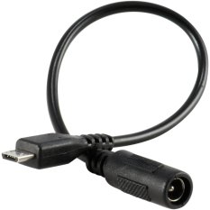 5.5mm/2.1mm DC Barrel Jack to Micro-USB B Male Connector Adapter 5V Power Cable - INTL