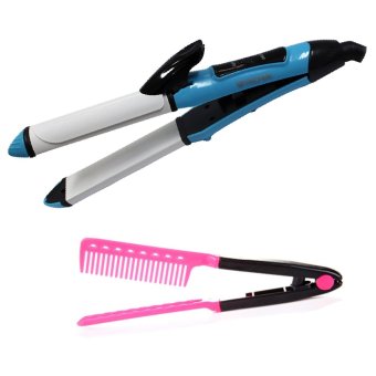 catok 2in1 mini nhc 2009 blue bundling sisir ion pelurus rambut lazada indonesia catok 2in1 mini nhc 2009 blue bundling sisir ion pelurus rambut lazada indonesia