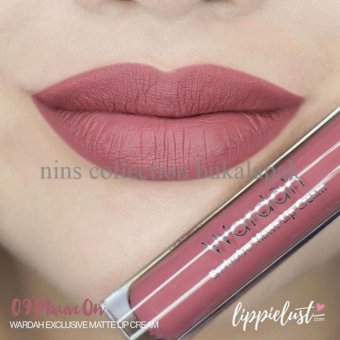 Wardah Exclusive Matte Lip Cream - 09 Mauve on | Lazada