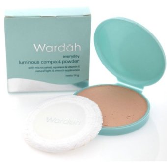 Wardah Luminous Compact Powder Light Beige | Lazada Indonesia