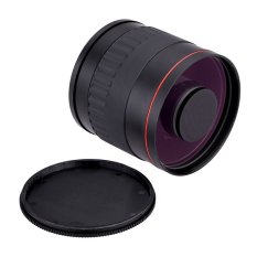 500mm f/6.3 Telephoto Mirror Lens with T Mount for Canon EOS 1D Mark IV III II 5D 7D 60D Nikon DSLR Camera (Black) (Intl)