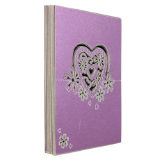 50pcs Heart Cut Table Lace Place Cards Name Number Wedding Party Decoration (Intl)