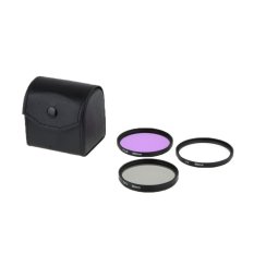 58mm UV+CPL+FLD Filter 3 Pieces Kit with Case for Canon Nikon Sony DSLR Camera (Intl)