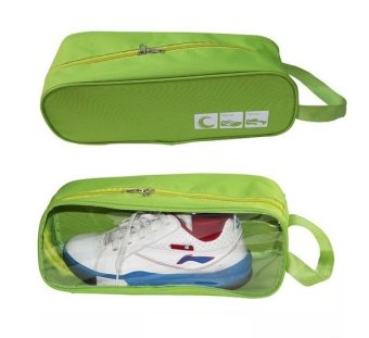 Tas Sepatu/Sandal Olahraga Fitness Gym Sport Shoes Bag Organizer -HIJAU