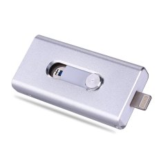 64GB NEW OTG USB Flash Drive For Apple iPhone iPad iPod Mobile USB Flash Disk Business USB Stick Flash Pen Drive(Silver) (Intl)