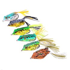 6pcs/lot 5.5cm 12.5g Artificial Crank Frog Fishing Lure Plastic Hard Baits Crankbaits - Intl