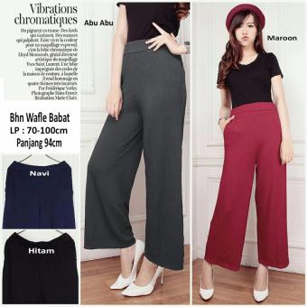 168 Collection Celana Diarella Kulot Long Pant-Navy  