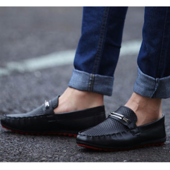 2016 New Men's Driving Casual Boat Shoes Leather Shoes Moccasin Slip On Loafers - intl  