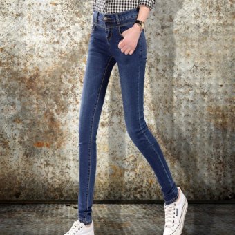 2016 New Tide Womens Jean Pants Skinny Jeans Female Elastic Display Manufacturers Supply  