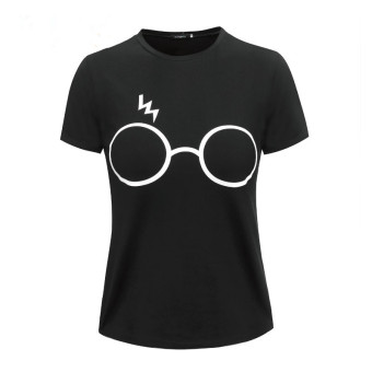 2016 T-shirt Lightning Glasses T-shirt Shirt Tee High Quality SCREEN PRINT Super Soft Unisex Worldwide T-shirt (Intl)  