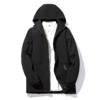 2016 Winter Fashion Men's Hooded Long Coat Windbreaker Cotton Thickening Warm Plus Fat Plus L-5XL Coat - intl  
