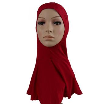 2017 Muslim Scarf Cotton Muslim Women's Neck Cover IslamicUnderscarf Ninja Inner Hijab Cap Scarf Bonnet Women Scarf (Intl)  