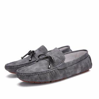 2017 summer men's casual shoes driving a pedal lazy shoes Korean breathable loafers shoes - intl  