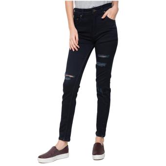 2Nd Red Ripped Jeans Slim Fit Hitam 233283  