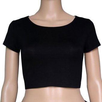 3pcs/lot Muslim Short Sleeve Half-length T-shirt for Women (Black/Camel/Coffee)  
