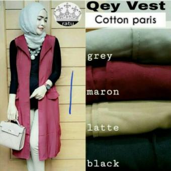 52000 qey vest bahan katun uk allsize fit L 2016.kodi 45000×20pcs  