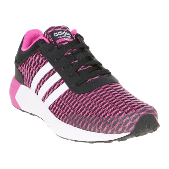 Adidas Cloudfoam Race Women's Shoes - Core Black- White-Shock Pink  