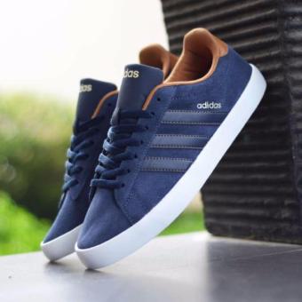 Adidas - Neo Dset Biru Putih Pria Sneakers B74320  