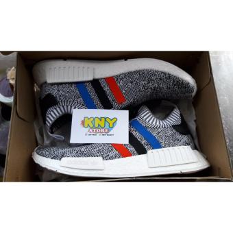 Adidas NMD R1 Tricolor White PK 100% Authentic USA  