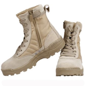AFS Men's Classic Desert Military Tactical Boot - khaki  