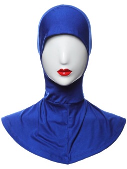 Agapeon Muslim Inner Hijab Cap Inner Neck Full Cover Blue  