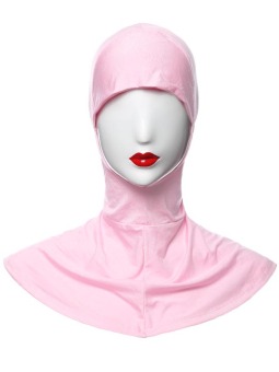 Agapeon Muslim Inner Hijab Cap Inner Neck Full Cover Pink  