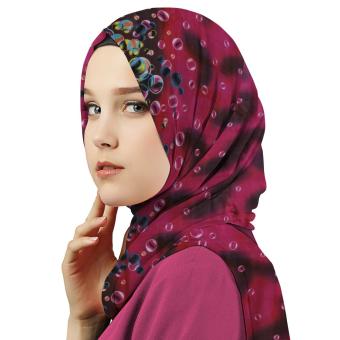 Aitana Hijab - Pashmina Motif Bubble PS16001B - Merah  
