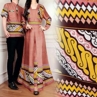 AK- Cp Aka 2in1 Brown Katun Rayon motif Akiko Fashion  