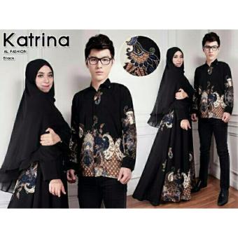 ALB Couple Syari Katrina - Black - Couple Suami Istri  