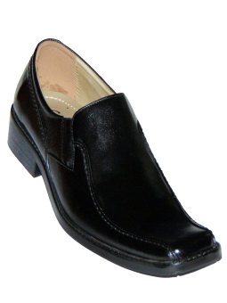 Aldhino Collection Genuine Leather Shoes - Pantofel For Men - Coberto 0255 - Hitam  