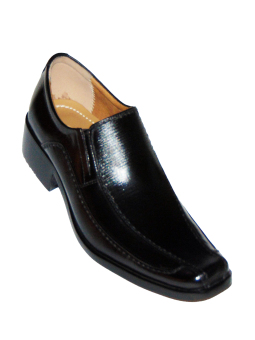 Aldhino Collection Genuine Leather Shoes - Pantofel For Men- Colonia 1269 - Hitam  