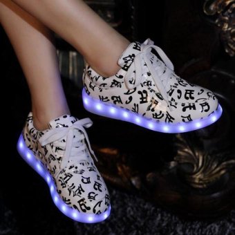 harga amart cahaya led sepatu unisex bercahaya zapatos schoenen sepatu kasual untuk pasangan pricenia com