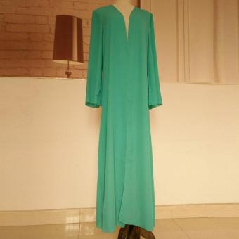 Amart Women Muslim Cardigan Turkish Dubai Clothing Long Coat Outwear Tops(Green) - intl  