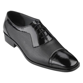 Andretelli Men Salvatore Dress Shoes - Genuine Leather - Hitam  