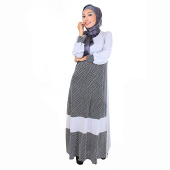 Andzya - Baju Muslim Wanita - 20674 - Abu-Abu  