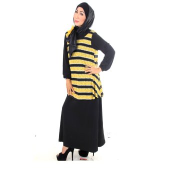 ANDZYA - baju muslim wanita - 20829 kuning  