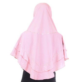 ANDZYA - kerudung muslim wanita - 33878 - pink  