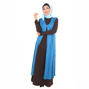 Andzya - Luaran Muslim Wanita - 20279 - Biru  