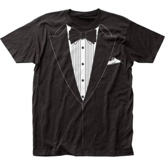 AOSEN FASHION Men's Summer Originality DIY Design T-shirt Black Short Sleeve(Intl)  